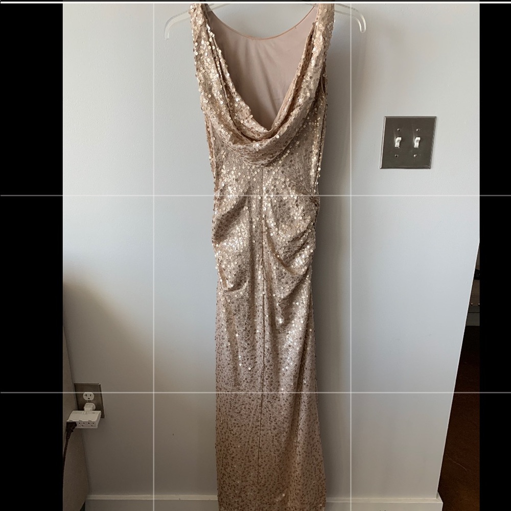 Gold Sequin Dress - Picture 2 of 4